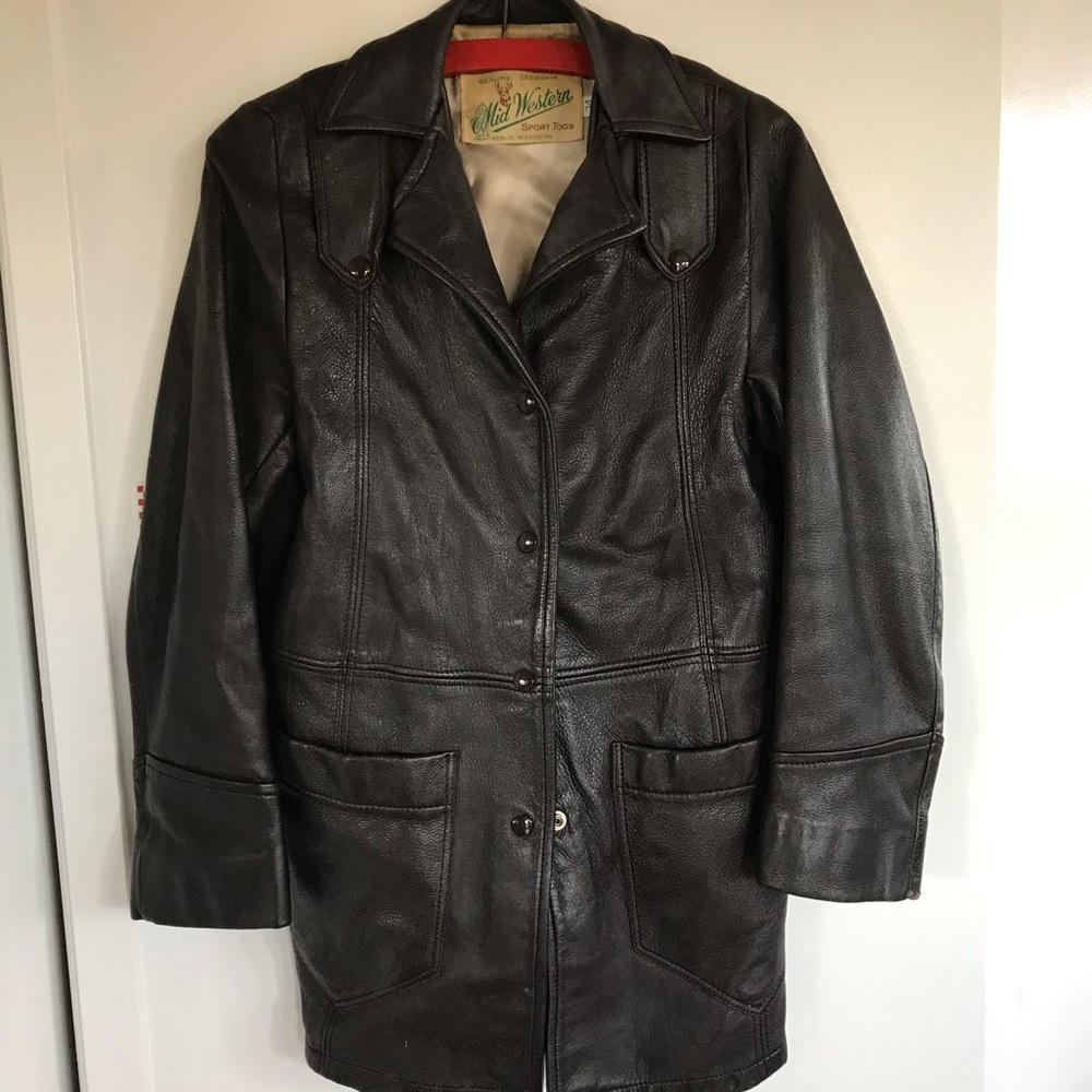 Vintage MidWestern deerskin leather jacket